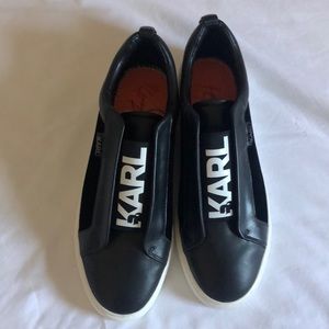 FREE SHIPPING- Men Karl Lagerfeld slip on
